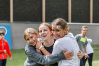 Summer Camp Schülerinnen Gruppe