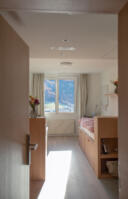 Chesa Crasta Double room Photographer Frank Rigamonti Copyright Lyceum Alpinum Zuoz November 2024 (10)